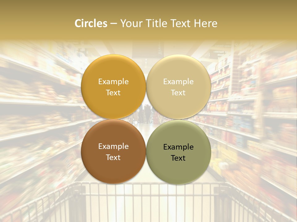 Supermarket Blur PowerPoint Template