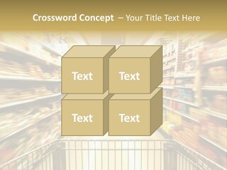 Supermarket Blur PowerPoint Template