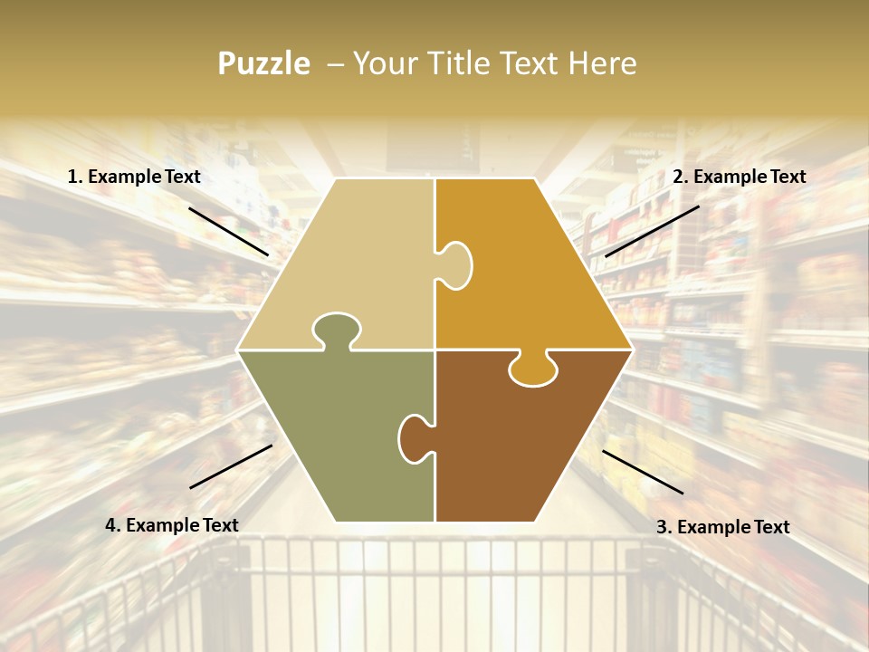 Supermarket Blur PowerPoint Template