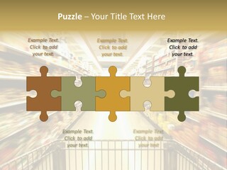 Supermarket Blur PowerPoint Template
