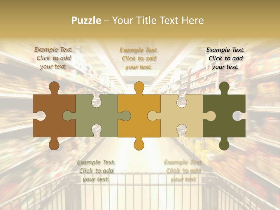 Supermarket Blur PowerPoint Template