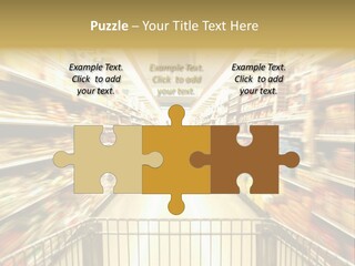 Supermarket Blur PowerPoint Template