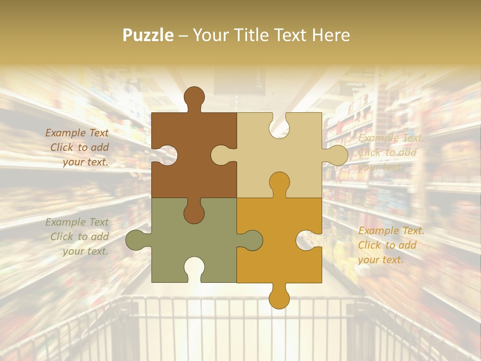 Supermarket Blur PowerPoint Template