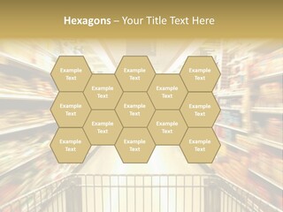 Supermarket Blur PowerPoint Template