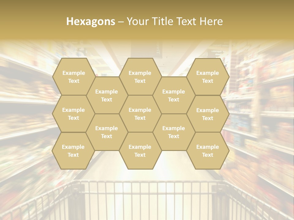 Supermarket Blur PowerPoint Template