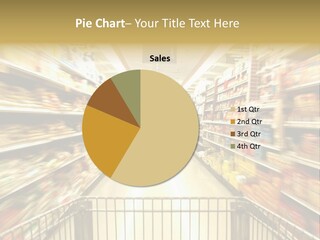 Supermarket Blur PowerPoint Template