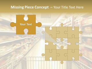 Supermarket Blur PowerPoint Template