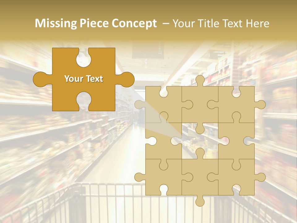 Supermarket Blur PowerPoint Template