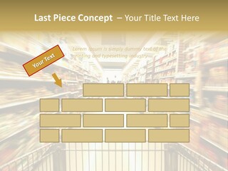 Supermarket Blur PowerPoint Template