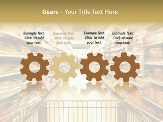 Supermarket Blur PowerPoint Template