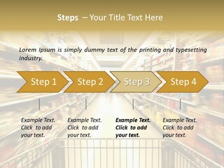 Supermarket Blur PowerPoint Template