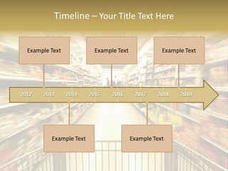 Supermarket Blur PowerPoint Template