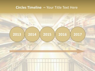 Supermarket Blur PowerPoint Template