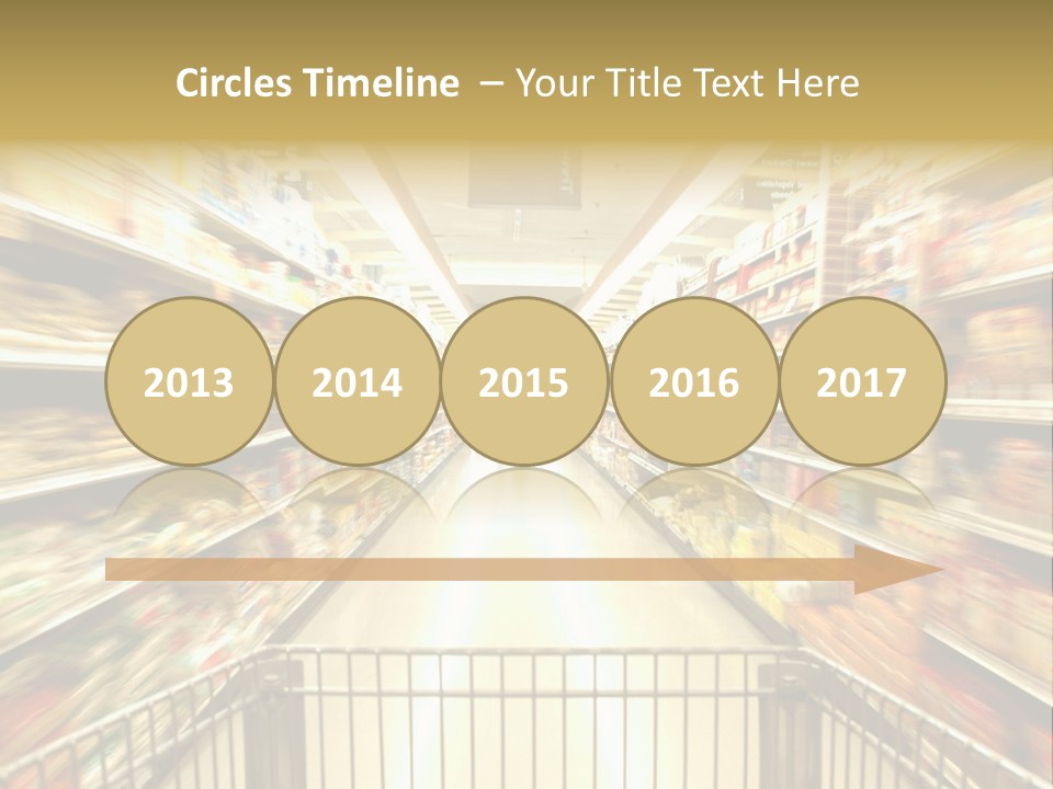 Supermarket Blur PowerPoint Template