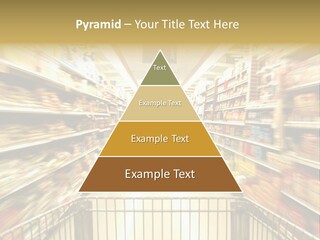 Supermarket Blur PowerPoint Template