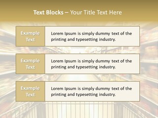 Supermarket Blur PowerPoint Template