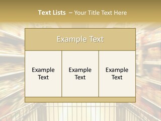Supermarket Blur PowerPoint Template