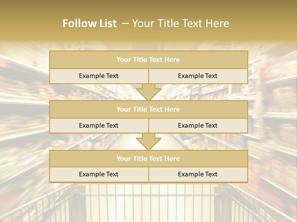 Supermarket Blur PowerPoint Template