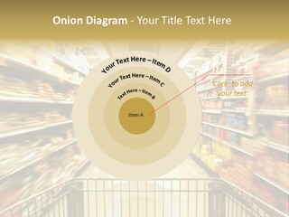 Supermarket Blur PowerPoint Template