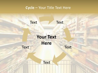 Supermarket Blur PowerPoint Template