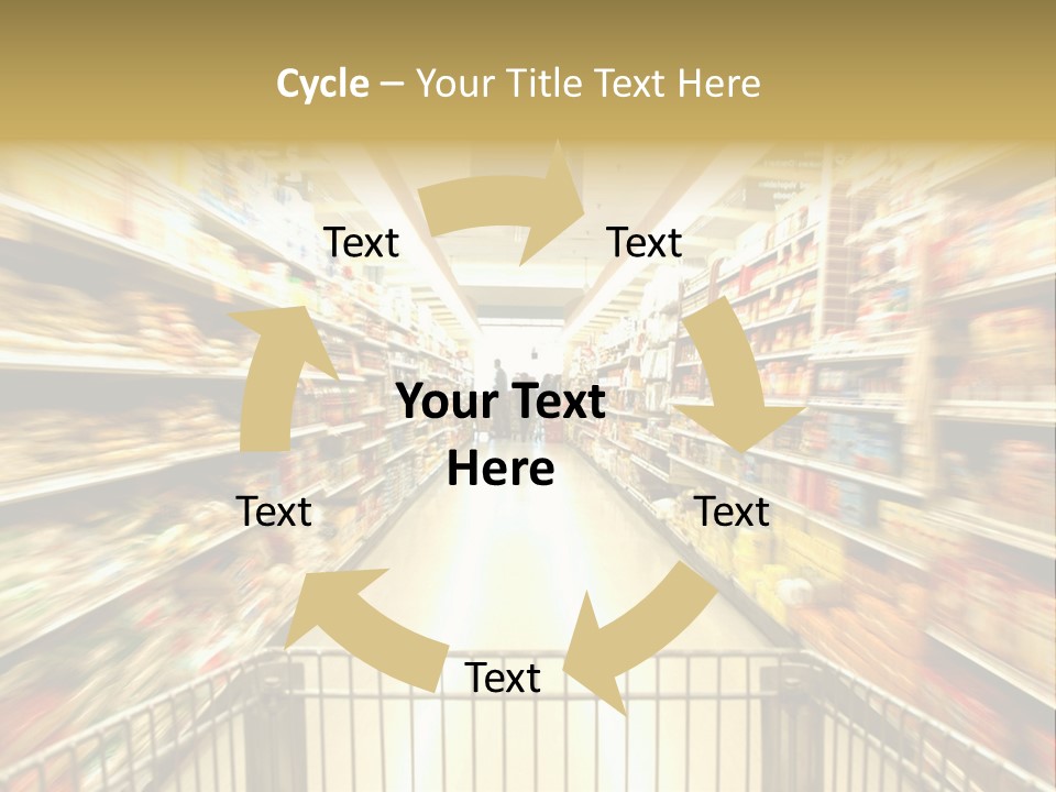 Supermarket Blur PowerPoint Template
