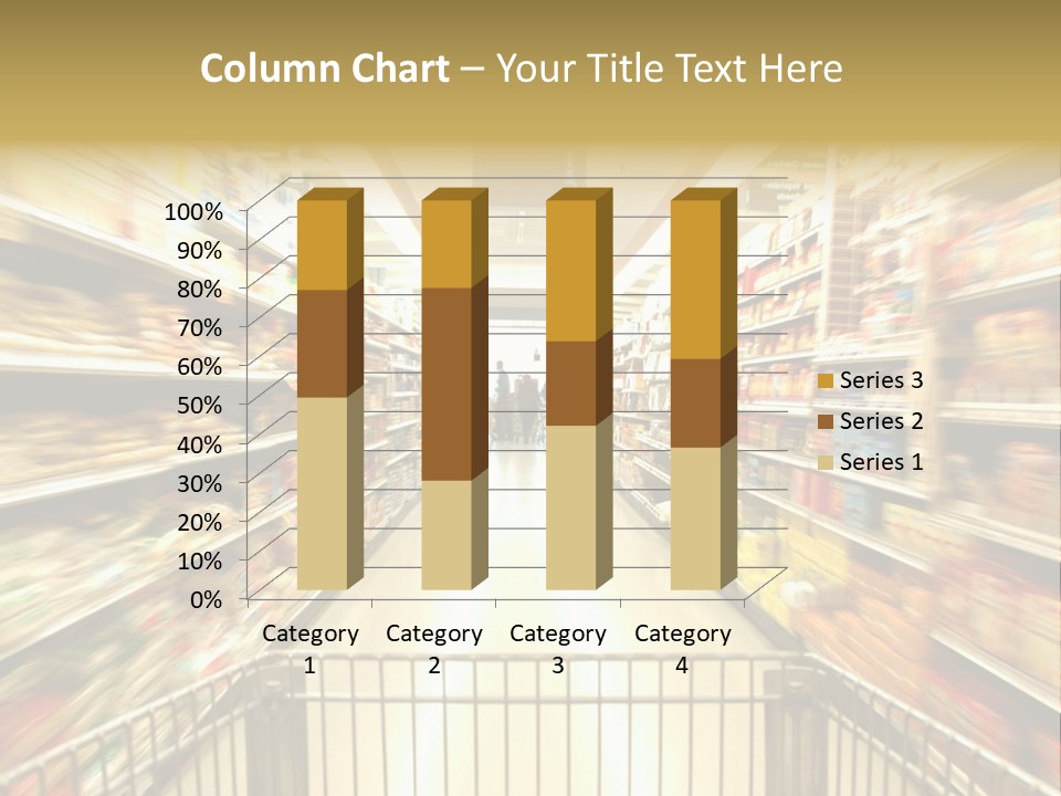Supermarket Blur PowerPoint Template