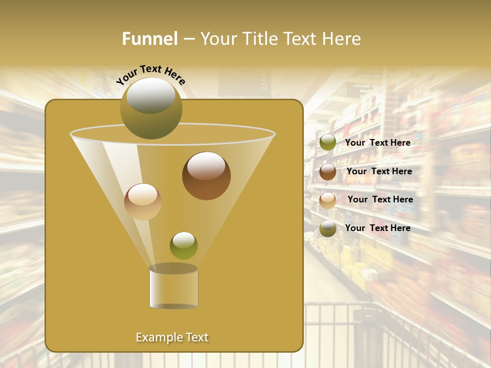 Supermarket Blur PowerPoint Template