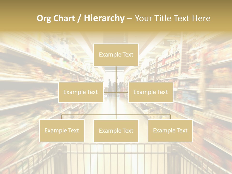 Supermarket Blur PowerPoint Template