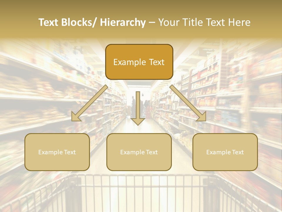 Supermarket Blur PowerPoint Template