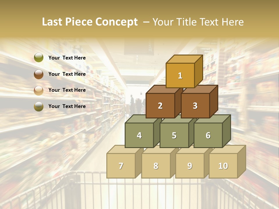 Supermarket Blur PowerPoint Template