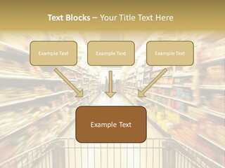 Supermarket Blur PowerPoint Template
