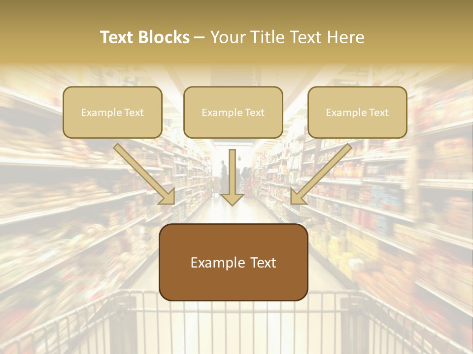 Supermarket Blur PowerPoint Template