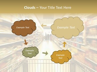 Supermarket Blur PowerPoint Template