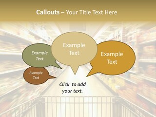 Supermarket Blur PowerPoint Template