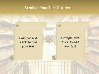 Supermarket Blur PowerPoint Template