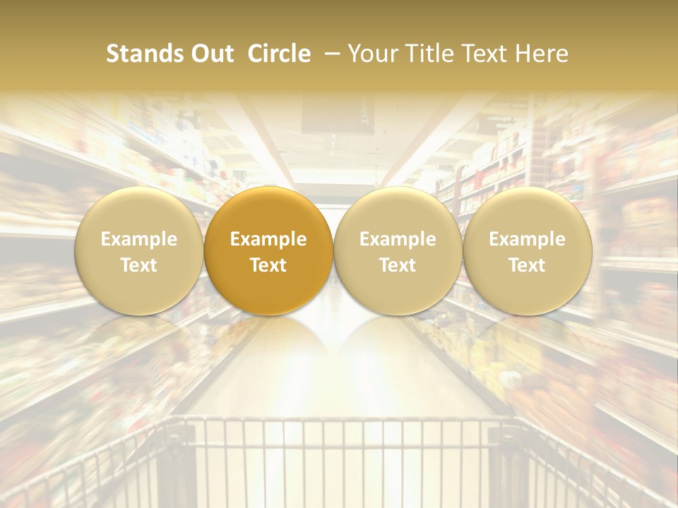 Supermarket Blur PowerPoint Template