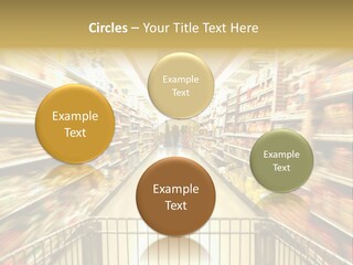 Supermarket Blur PowerPoint Template