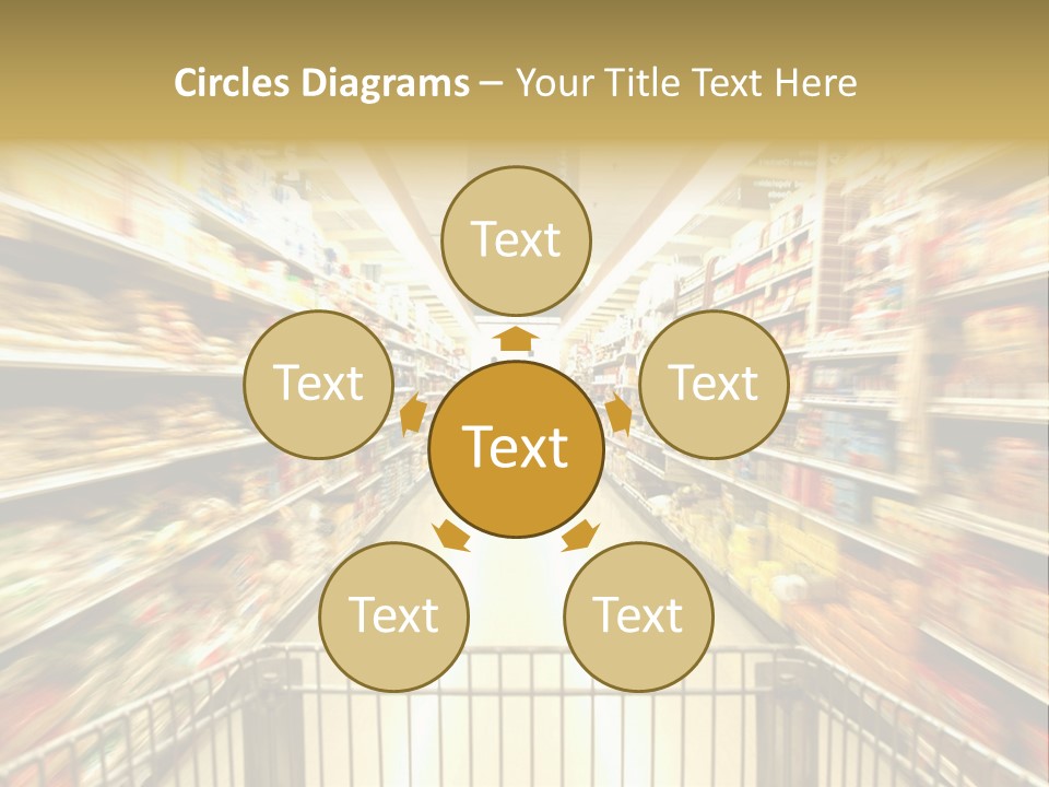 Supermarket Blur PowerPoint Template