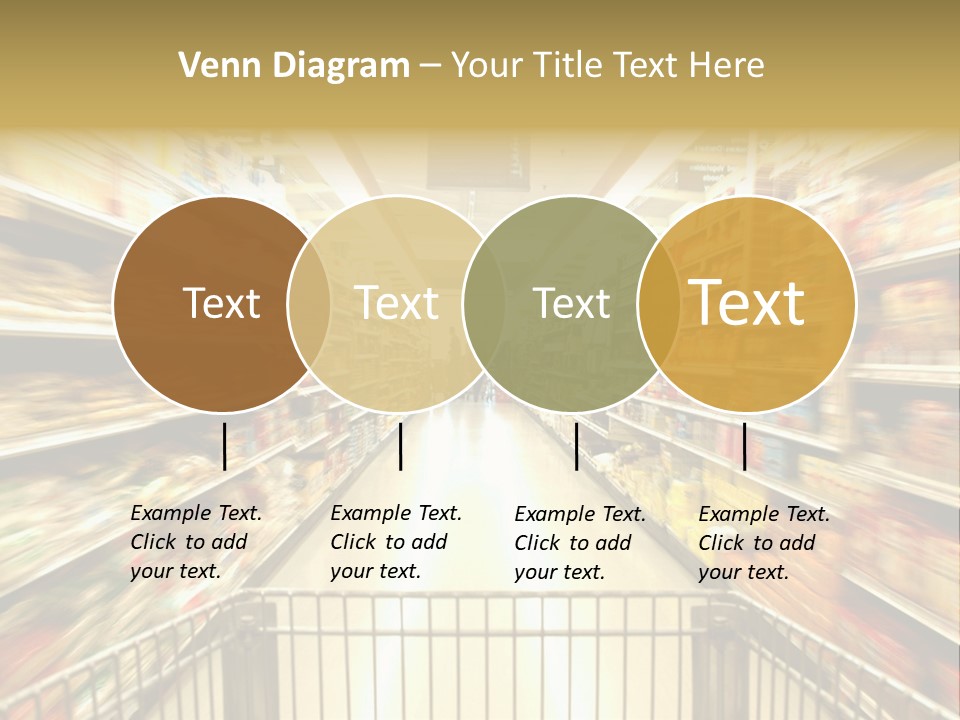 Supermarket Blur PowerPoint Template