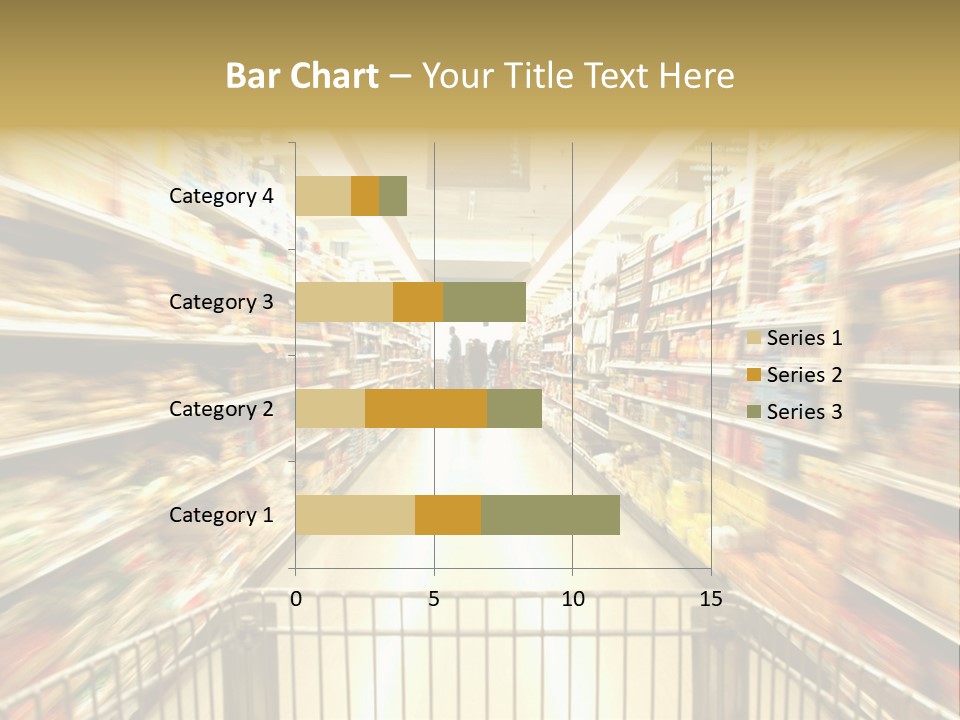 Supermarket Blur PowerPoint Template