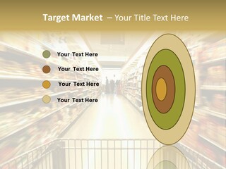 Supermarket Blur PowerPoint Template