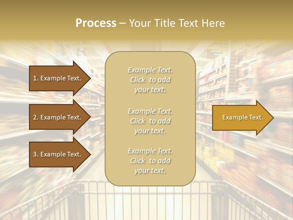 Supermarket Blur PowerPoint Template