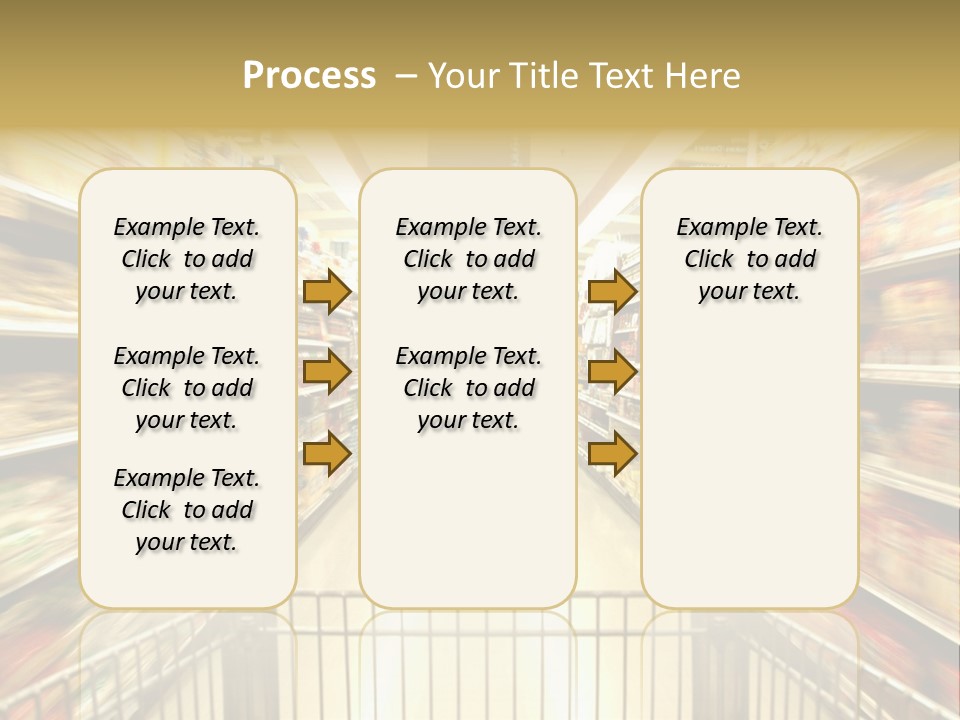 Supermarket Blur PowerPoint Template