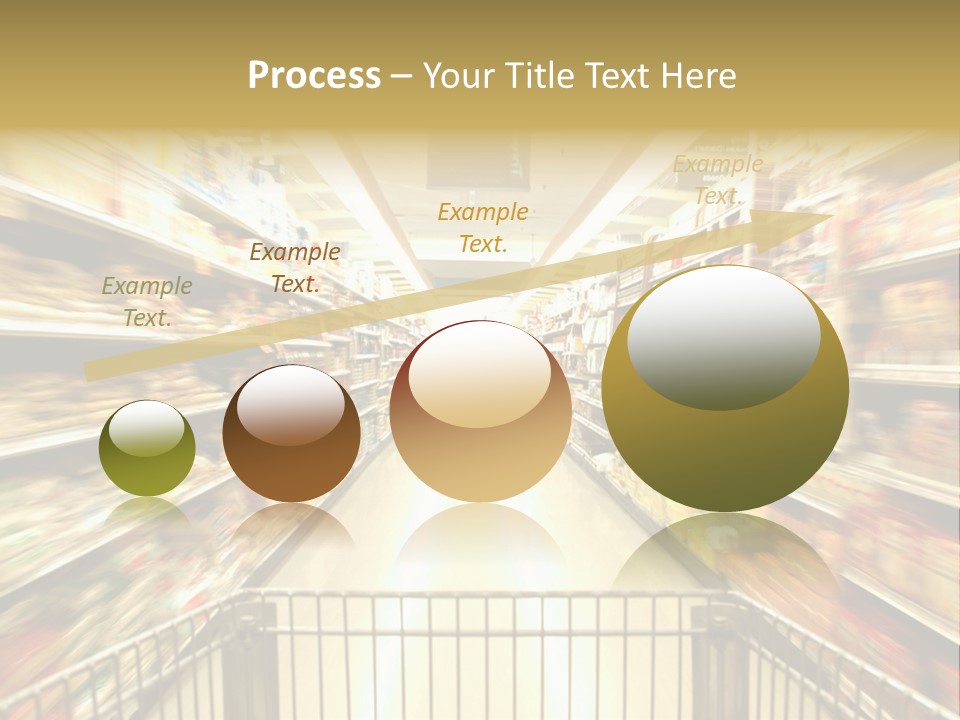 Supermarket Blur PowerPoint Template