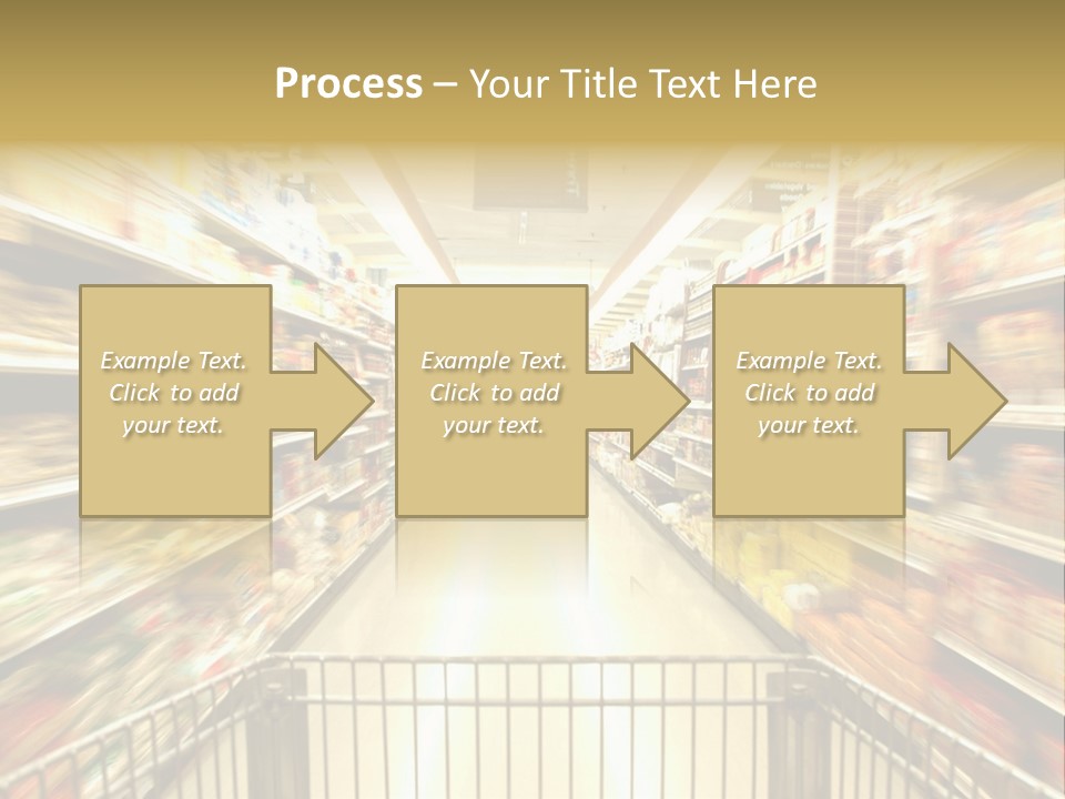 Supermarket Blur PowerPoint Template