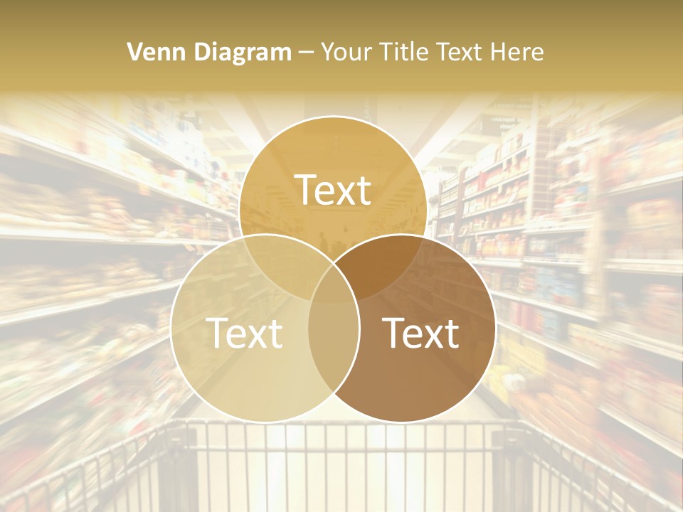 Supermarket Blur PowerPoint Template