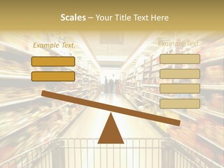 Supermarket Blur PowerPoint Template