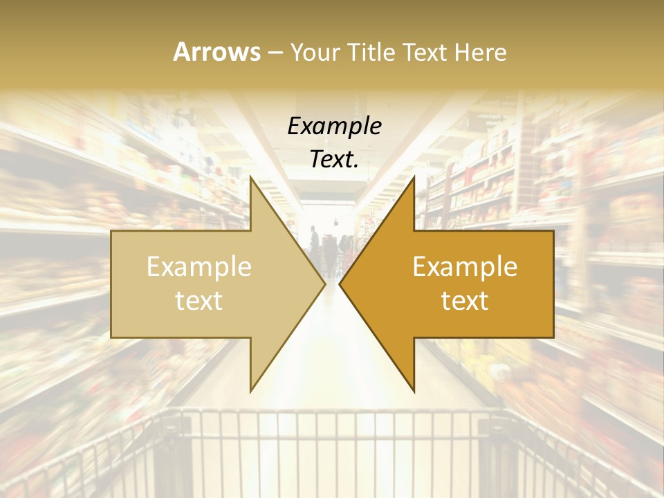 Supermarket Blur PowerPoint Template