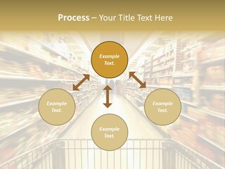 Supermarket Blur PowerPoint Template