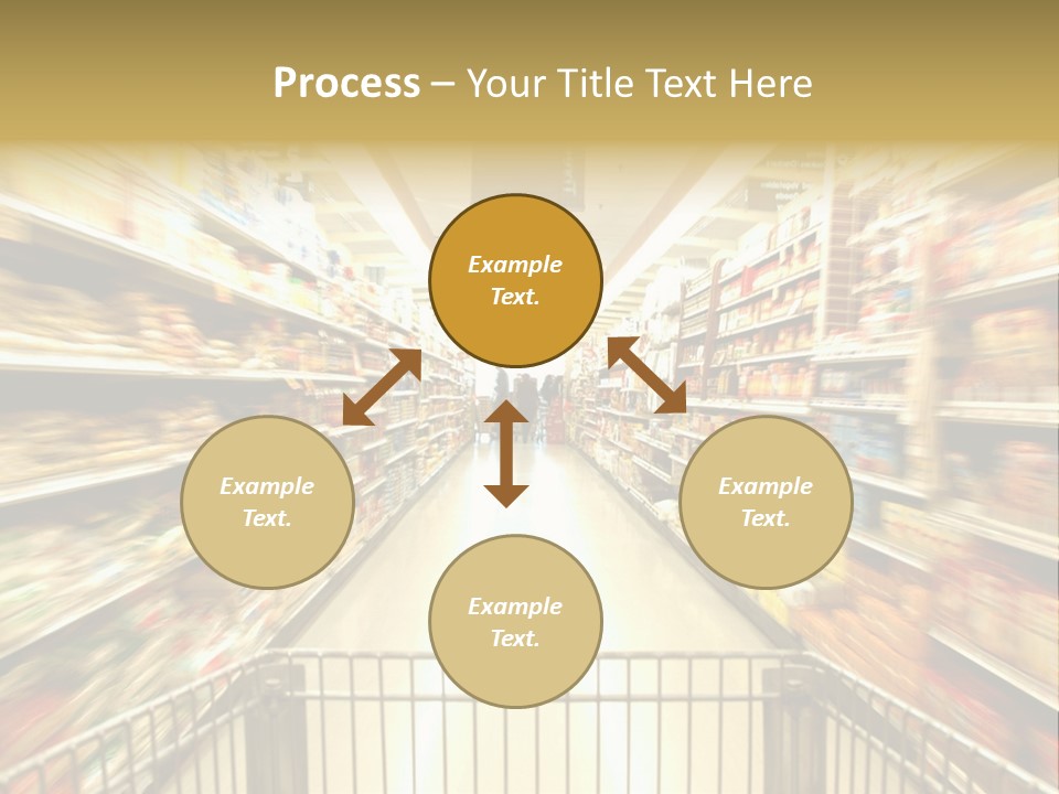 Supermarket Blur PowerPoint Template